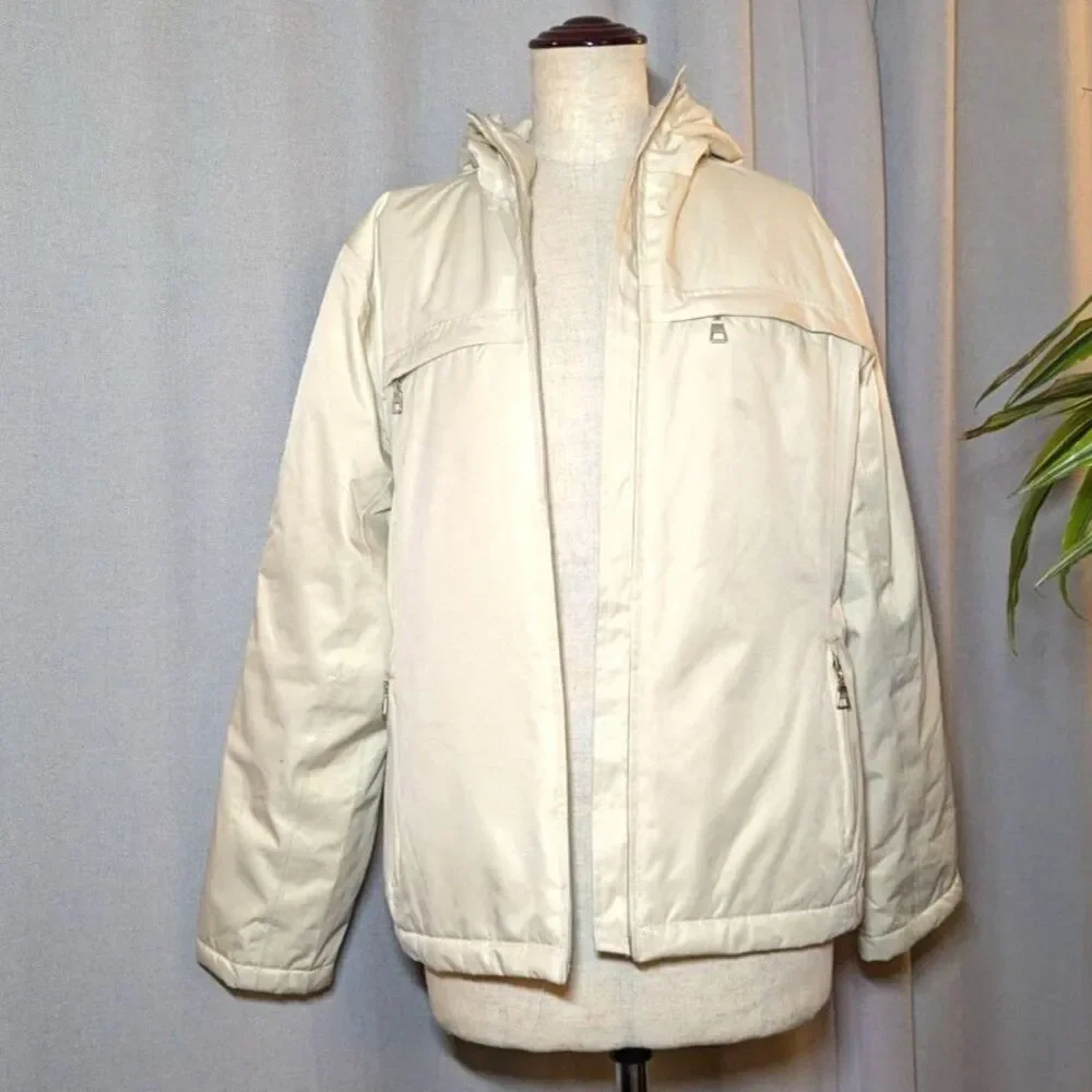 Prada Goretex Jacket Hood Nylon Art. 280336 Pockets Size 40 US 4